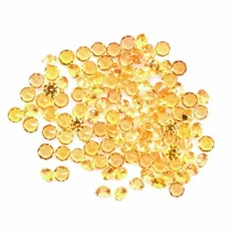 Pierres précieuses - Saphir jaune rond pour bijoux