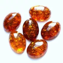 Καφέ Πορτοκαλί Κεχριμπάρι