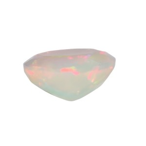 oval white opal for jewelry