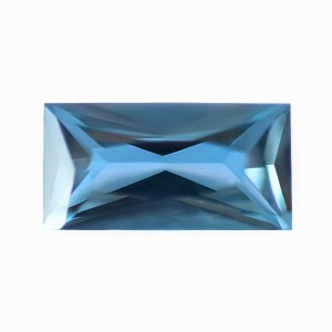 topaz albastru london bagheta pentru bijuterii