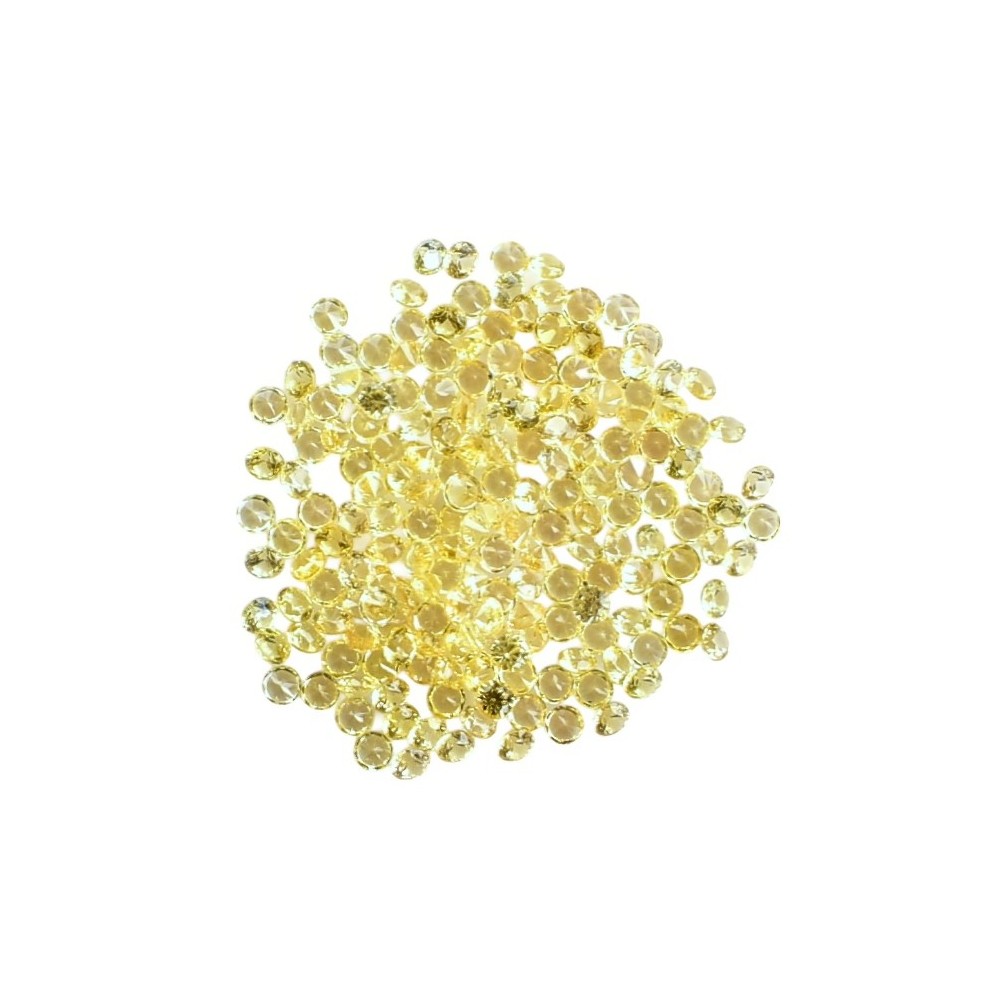 Pierres précieuses - Saphir Naturel Jaune Clair pour bijoux