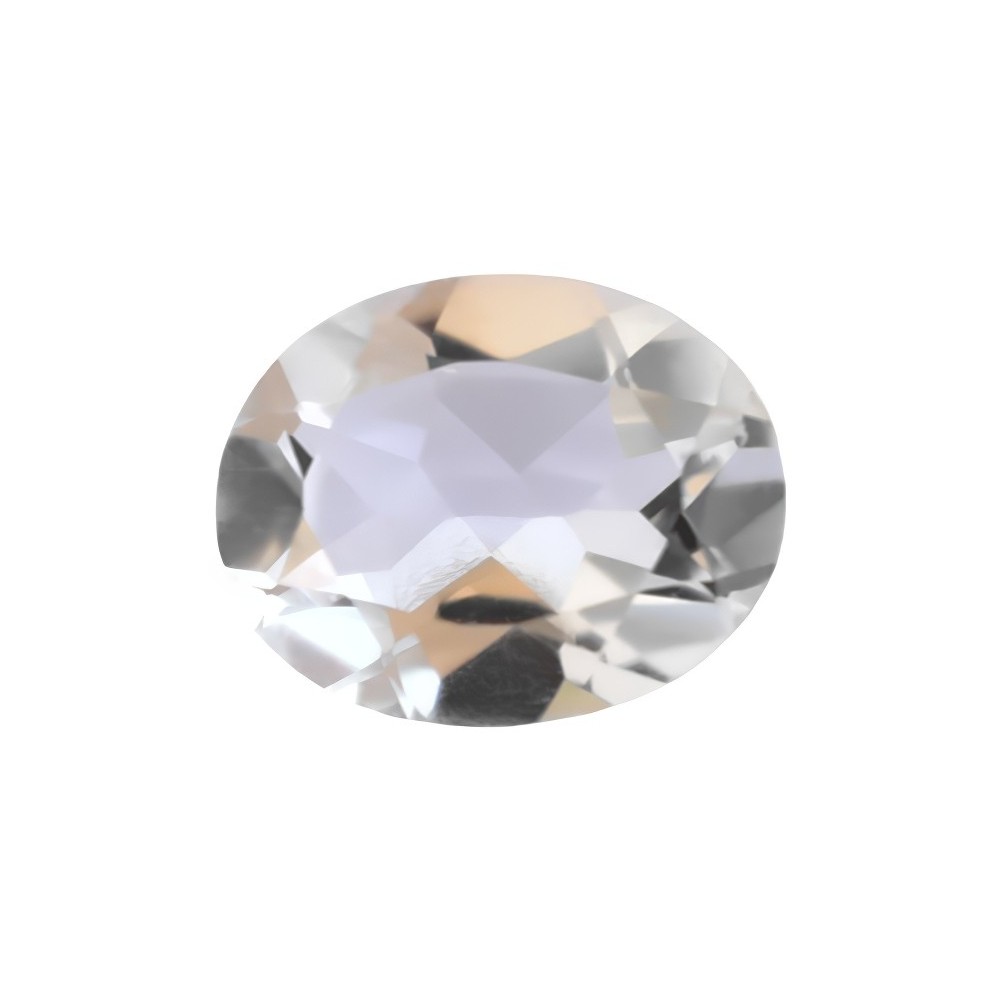 Pierres semi-précieuses - Quartz blanc ovale pour bijoux