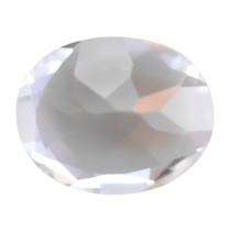 Pierres semi-précieuses - Quartz blanc ovale pour bijoux