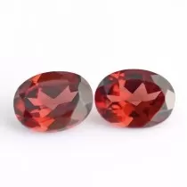 Red Burgundy Garnet  pair for earrings