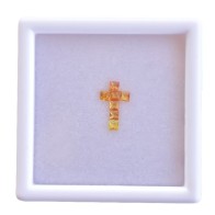 Ensemble pendentif saphir naturel