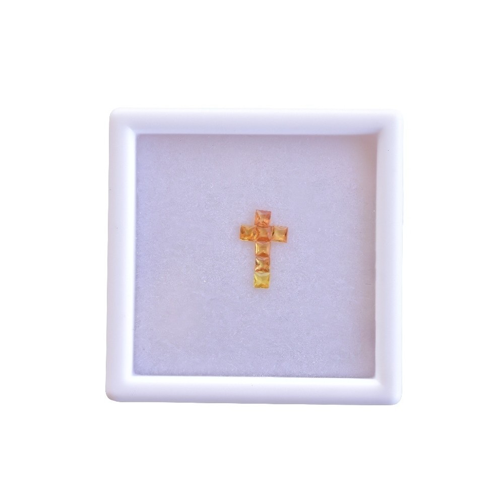 Naturligt safirhänge set