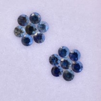 Natural sapphire earrings set