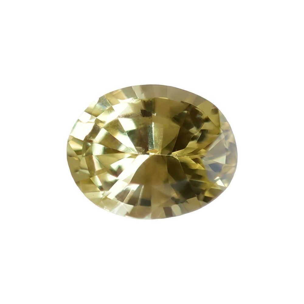 Gulgrön Chrysoberyl