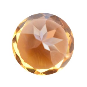 kerek sárga citrin 3 mm