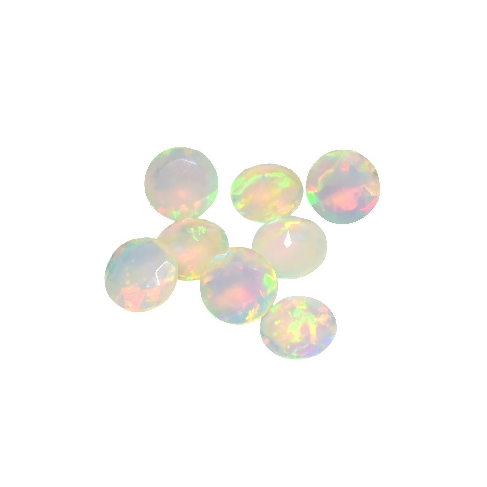 round white opal for jewelry
