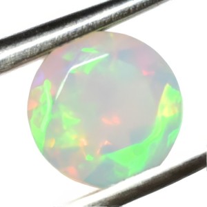 round white opal for ring