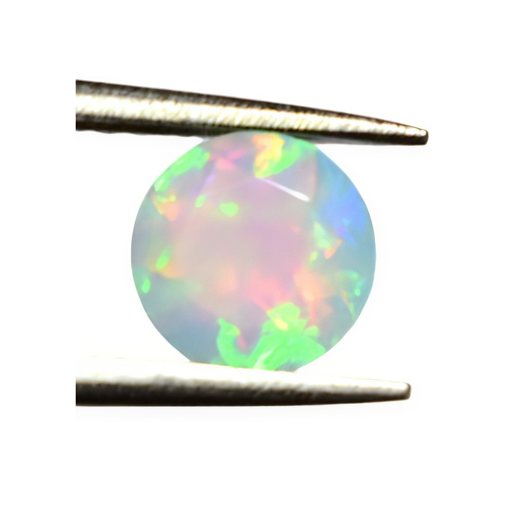 round white opal for earrings