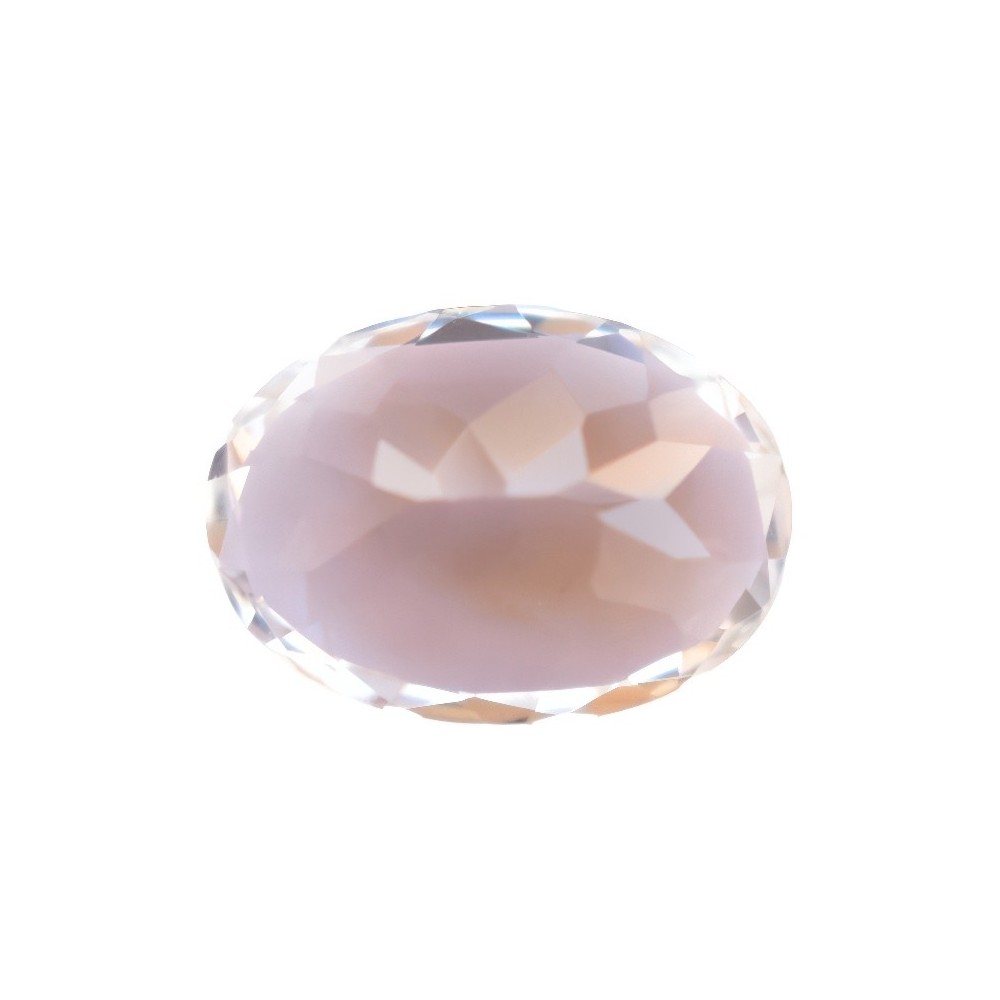 oval white topaz for ring