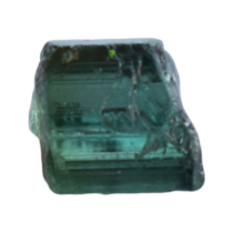 Tourmaline bleue verte