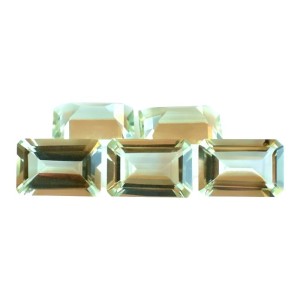 light green amethyst semi-precious stones
