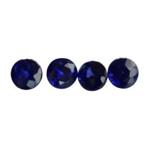 Lot of dark blue sapphires