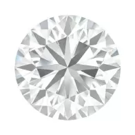 Natural white zircon