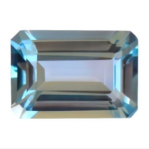 topaz albastru dreptunghi pentru bijuterii