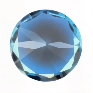 round blue topaz for jewelry