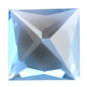 topaz albastru swiss patrat