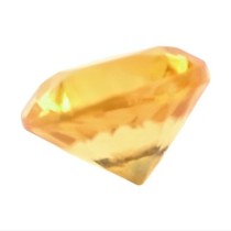 Precious Stones - Round Yellow Sapphire for Jewelry