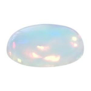 opal alb natural oval