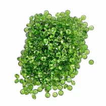 Naturalny chrom diopsyd okrągły do biżuterii