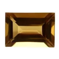 Natural Madeira citrine baguette shape