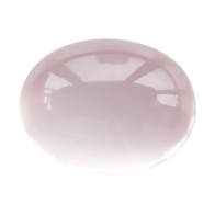 Natural oval pink quartz for jewelry