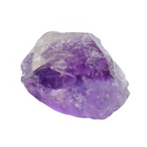 Natural unprocessed amethyst crystal