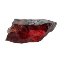 Pierres semi-précieuses - Cristal de grenat bordeaux brut