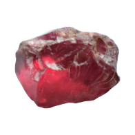 Pietre Semipretioase - Cristal de Granat Roz Inchis neprelucrat