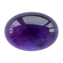 oval purple amethyst
