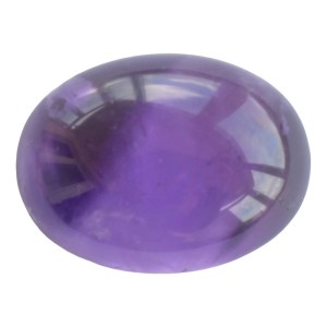 Ametist Mov Violet oval cabochon