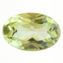 peridot verde oval