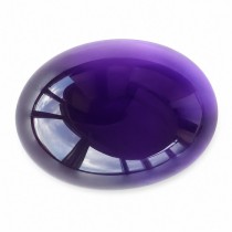 Ametist Violet oval cabochon