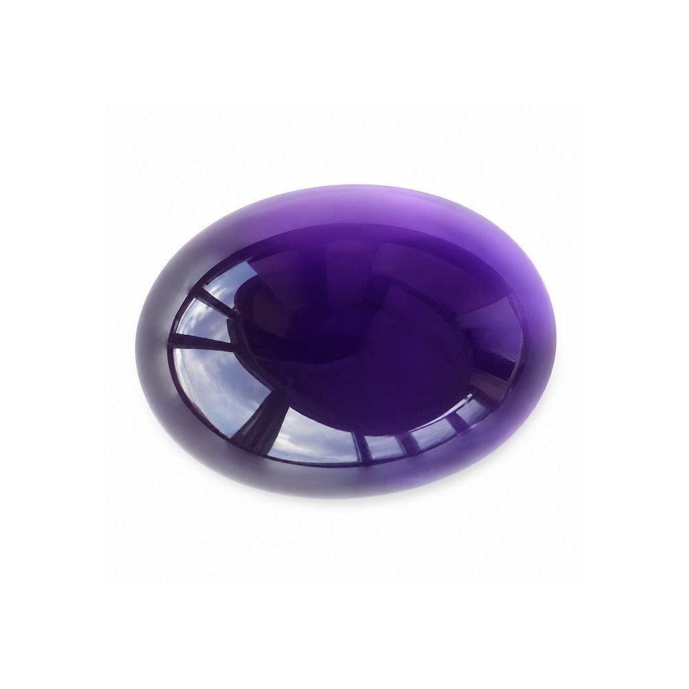 Ametist Violet oval cabochon