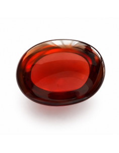 cherry oval cabochon garnet